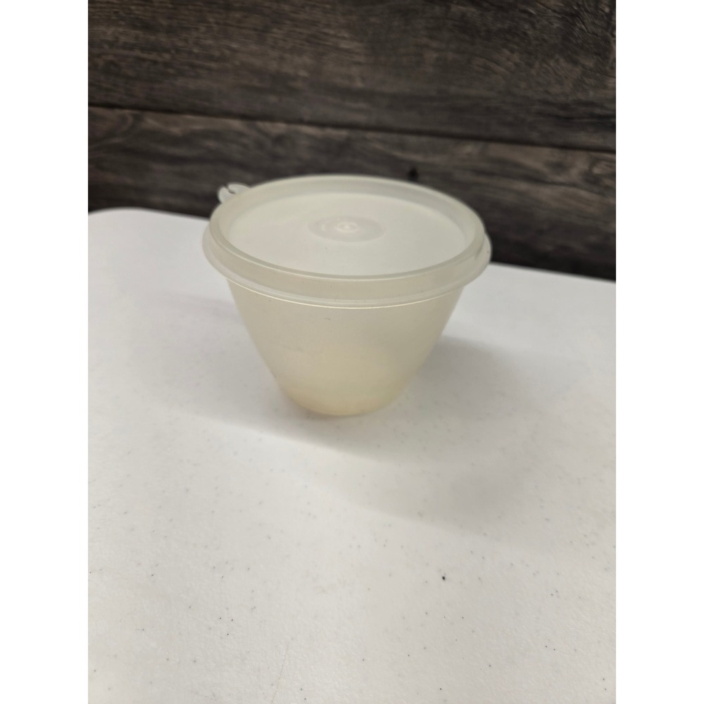 Tupperware Replacement Lid 148-52 Translucent White 6 Inch‎ Seal Vintage